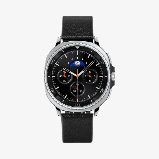 Spigen Enzo Bande Noir Cuir véritable