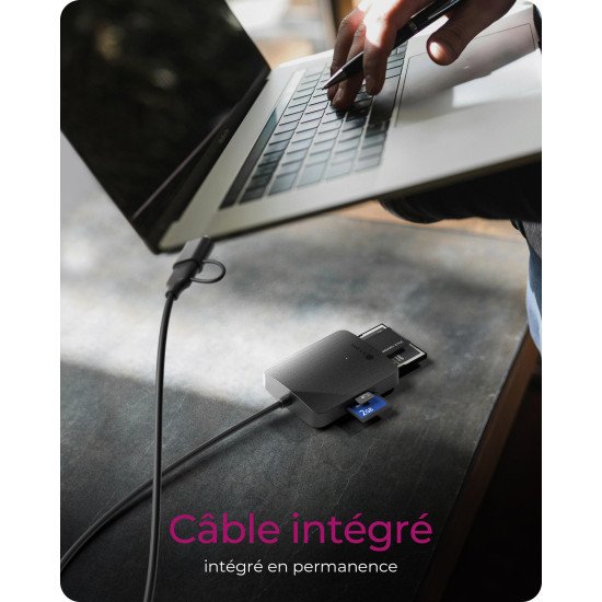 ICY BOX IB-CR302-CU3 lecteur de carte mémoire