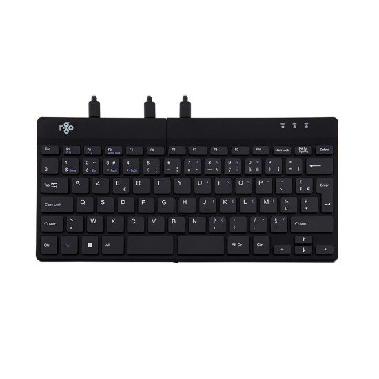 R-Go Tools Split R-Go Break Clavier Ergonomique, AZERTY (FR), noir, filaire