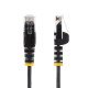 StarTech.com Câble Ethernet CAT6 Noir Fin de 15m, Sans Accroc, 100W PoE, UTP, LSZH, Fil de Cuivre Pur 28AWG, Cordon Patch Réseau RJ45 avec Serre-Câble, Contrôlé Fluke StarTech.com Câble Ethernet CAT6 Noir Fin de 15m, Sans Accroc, 100W PoE, UTP, LSZH, Fil de Cuivre Pur 28AWG, Cordon Patch Réseau RJ45 avec Serre-Câble, Contrôlé Fluke