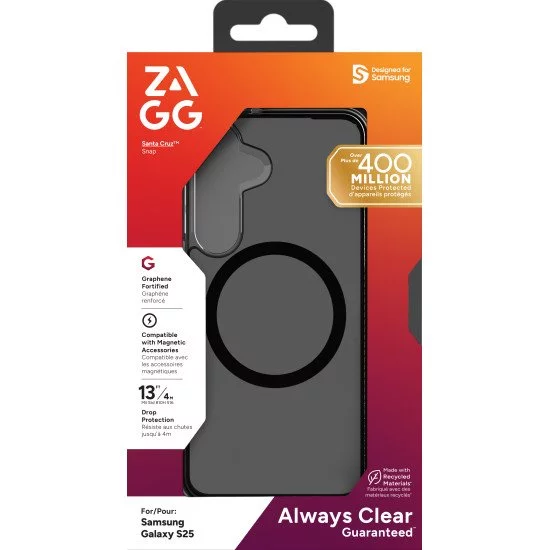 ZAGG Santa Cruz Snap coque de protection pour téléphones portables 15,8 cm (6.2") Housse Gris ZAGG Santa Cruz Snap coque de protection pour téléphones portables 15,8 cm (6.2") Housse Gris