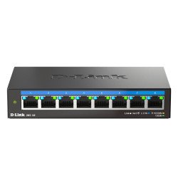D-Link DMS-108 Non-géré 2.5G Ethernet (100/1000/2500) Noir