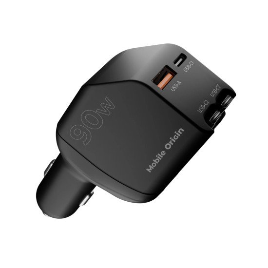 Mobile Origin MO-90CCH-CA22 chargeur d'appareils mobiles Universel Noir Allume-cigare Charge rapide Auto