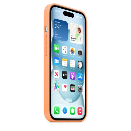 Apple MT0W3ZM/A coque de protection pour téléphones portables 15,5 cm (6.1") Housse Orange