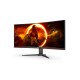 AOC G2 CU34G2XE/BK écran PC 86,4 cm (34") 3440 x 1440 pixels Noir, Rouge