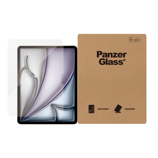 PanzerGlass ® Screen Protector iPad Air 11'' (2024-2026) | iPad 11'' (2025-2026) | iPad 10.9'' (2022) | Ultra-Wide Fit | Bulk Protection d'écran transparent Apple 50 pièce(s)