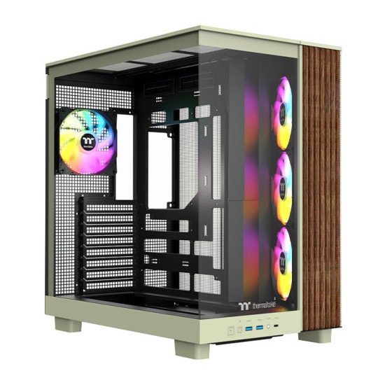 Thermaltake CA-11E-00MEWN-WS unité centrale Midi Tower Vert