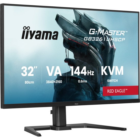 iiyama G-MASTER GB3261UHSCP-B1 écran PC 80 cm (31.5") 3840 x 2160 pixels 4K Ultra HD LED Noir
