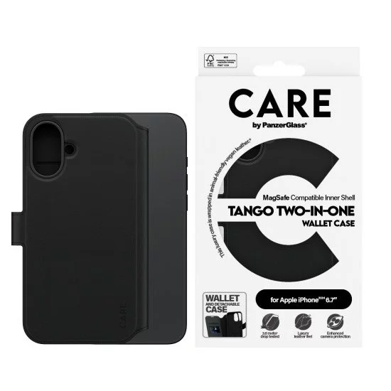 PanzerGlass CARE by PG Tango 2in1 wall iPhone16 6.7 coque de protection pour téléphones portables Housse Transparent PanzerGlass CARE by PG Tango 2in1 wall iPhone16 6.7 coque de protection pour téléphones portables Housse Transparent