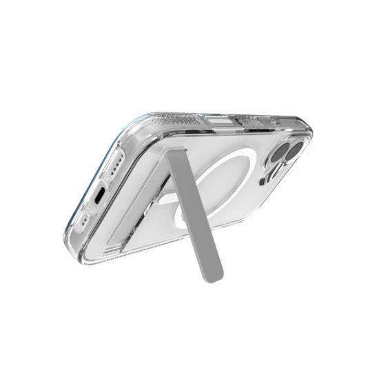 ZAGG Crystal Palace Snap Kickstand (Button Cover) coque de protection pour téléphones portables 16 cm (6.3") Housse Transparent ZAGG Crystal Palace Snap Kickstand (Button Cover) coque de protection pour téléphones portables 16 cm (6.3") Housse Transparent