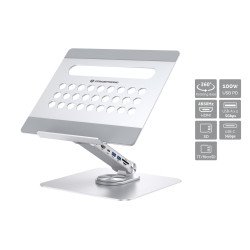 Conceptronic DONN27G Support de livres Supports de Laptop Argent