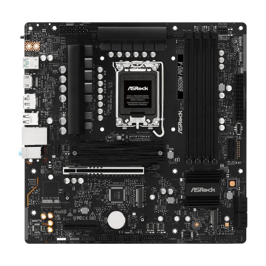 Asrock B860M Pro-A Intel B860 LGA 1851 (Socket V1) micro ATX Asrock B860M Pro-A Intel B860 LGA 1851 (Socket V1) micro ATX