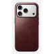 Nomad Modern Leather Case coque de protection pour téléphones portables 16 cm (6.3") Housse Bordeaux