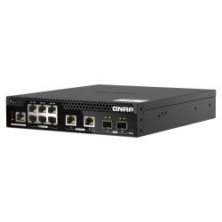 QNAP QSW-M2106PR-2S2T commutateur réseau Géré L2 10G Ethernet (100/1000/10000) 1U Noir QNAP QSW-M2106PR-2S2T commutateur réseau Géré L2 10G Ethernet (100/1000/10000) 1U Noir