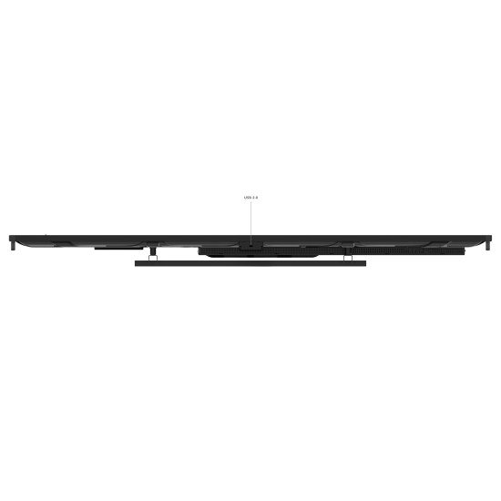 Lenovo ThinkVision T86 écran PC 2,18 m (86") 3840 x 2160 pixels 4K Ultra HD LED Écran tactile Noir