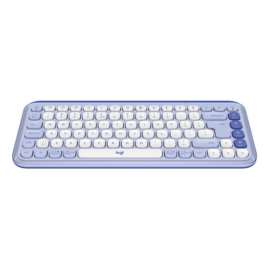 Logitech POP Icon Keys clavier Universel Bluetooth QWERTY US International Lilas, Blanc Logitech POP Icon Keys clavier Universel Bluetooth QWERTY US International Lilas, Blanc
