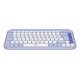 Logitech POP Icon Keys clavier Universel Bluetooth QWERTY US International Lilas, Blanc Logitech POP Icon Keys clavier Universel Bluetooth QWERTY US International Lilas, Blanc