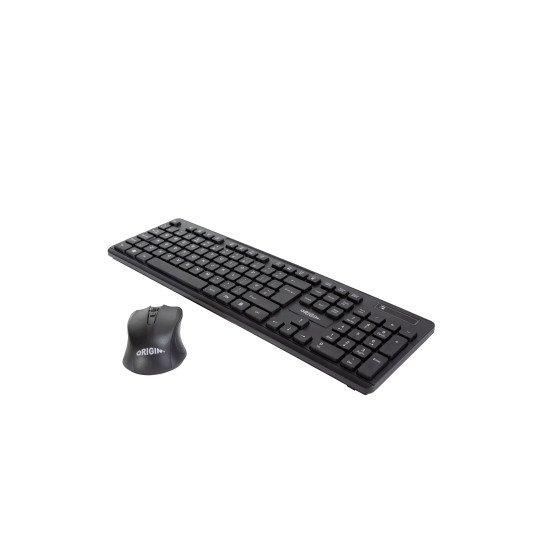 Origin Storage OS-KBD/MS-WRL clavier Souris incluse maison/bureau FR sans fil +USB QWERTY Anglais Noir Origin Storage OS-KBD/MS-WRL clavier Souris incluse maison/bureau FR sans fil +USB QWERTY Anglais Noir