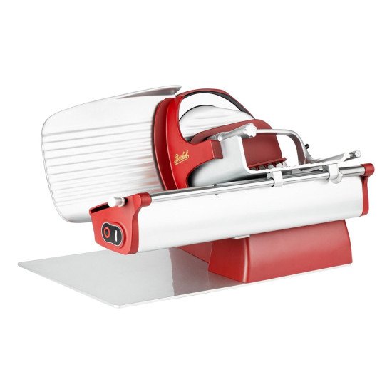 Berkel Home Line 200 Plus MATTE trancheuse Electrique 190 W Rouge, Argent Aluminium
