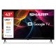 Sharp 43HL4265E TV 109,2 cm (43") 4K Ultra HD Smart TV Wifi Noir