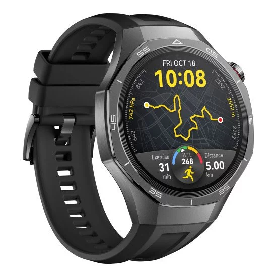 Huawei WATCH GT5 Pro 46mm 3,63 cm (1.43") AMOLED Numérique 466 x 466 pixels Noir GPS (satellite) Huawei WATCH GT5 Pro 46mm 3,63 cm (1.43") AMOLED Numérique 466 x 466 pixels Noir GPS (satellite)