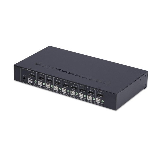 StarTech.com Commutateur KVM DisplayPort 8 Ports avec Kit de Montage en Rack 1U, DP 1.2 4K 60Hz, Commutation par Bouton-Poussoir, Switch 8 Ports, Hub USB 4 Ports, Indépendant de l'OS, Conforme TAA StarTech.com Commutateur KVM DisplayPort 8 Ports avec Kit de Montage en Rack 1U, DP 1.2 4K 60Hz, Commutation par Bouton-Poussoir, Switch 8 Ports, Hub USB 4 Ports, Indépendant de l'OS, Conforme TAA