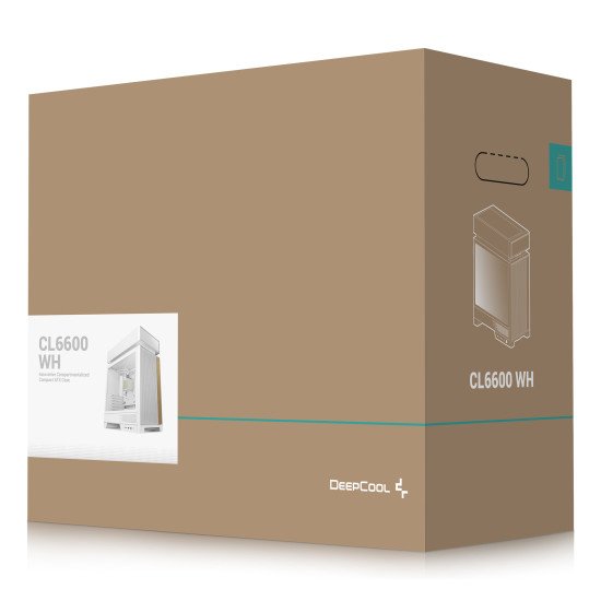 DeepCool CL6600 WH Bureau Blanc