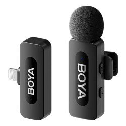 BOYA Système de microphone sans fil BY-V2.0 2,4 GHz 2,4 GHz