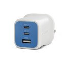 Targus HyperJuice Flex 65W GaN Ordinateur portable, Smartphone, Casque, Consoles portables Bleu, Blanc Secteur Intérieure