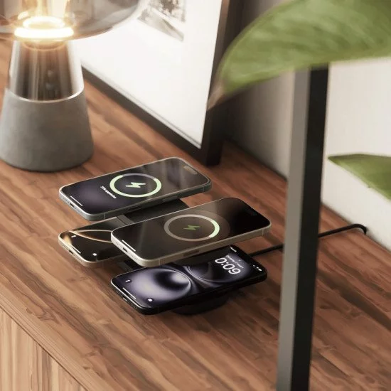 ZENS ZEQC01B/00 chargeur d'appareils mobiles Écouteurs, Smartphone, Smartwatch Noir Secteur Recharge sans fil Charge rapide Intérieure ZENS ZEQC01B/00 chargeur d'appareils mobiles Écouteurs, Smartphone, Smartwatch Noir Secteur Recharge sans fil Charge rapide Intérieure
