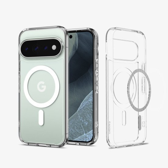 Spigen Ultra Hybrid (Mag Fit) coque de protection pour téléphones portables 17,3 cm (6.8") Housse Transparent, Blanc