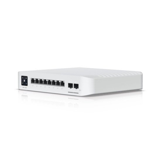 Ubiquiti UniFi USW-PRO-8-POE commutateur réseau Géré L2/L3 Gigabit Ethernet (10/100/1000) Connexion Ethernet POE 1U Blanc