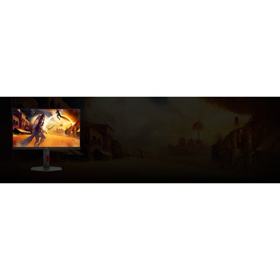 AOC G4 24G4ZR écran PC 60,5 cm (23.8") 1920 x 1080 pixels Full HD LED Noir, Rouge