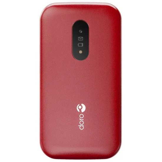 Doro 2820 7,11 cm (2.8") 116,9 g Rouge, Blanc Téléphone d'entrée de gamme