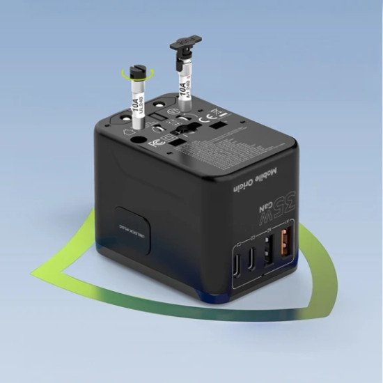 Mobile Origin MO-TRA35-PW4 chargeur d'appareils mobiles Universel Noir Secteur Charge rapide Intérieure