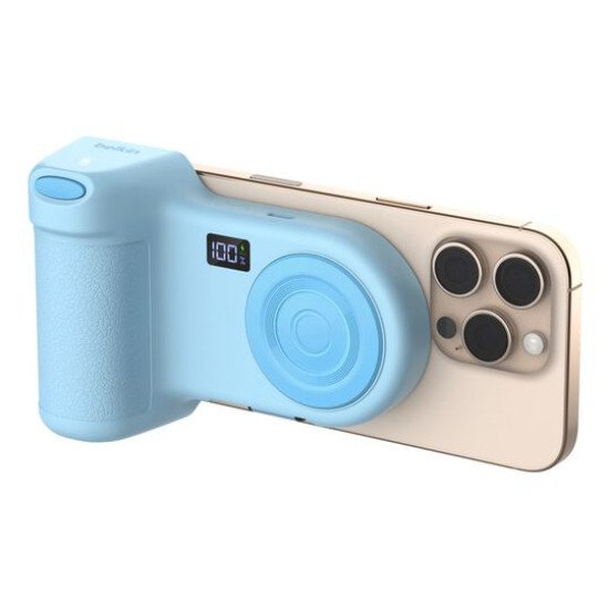 Belkin Stage PowerGrip Support actif Mobile/smartphone Bleu clair