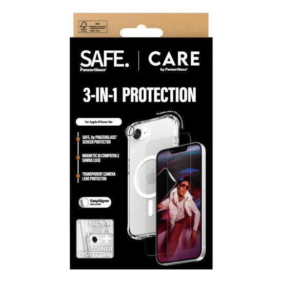 PanzerGlass CRNCHFUG29845 écran et protection arrière de téléphones portables Protecteur de dos/écran Apple 1 pièce(s)