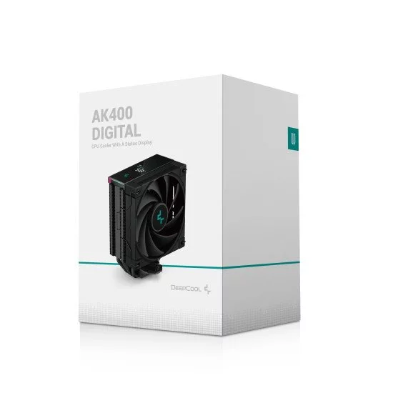 DeepCool AK400 DIGITAL Processeur Refroidisseur d'air 12 cm Noir 1 pièce(s) DeepCool AK400 DIGITAL Processeur Refroidisseur d'air 12 cm Noir 1 pièce(s)