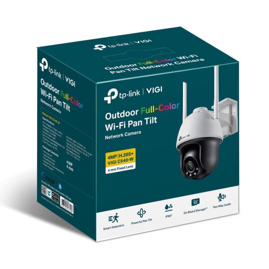 TP-Link VIGI C540-W V1 Tourelle Caméra de sécurité IP Intérieure et extérieure 2560 x 1440 pixels Plafond/mur TP-Link VIGI C540-W V1 Tourelle Caméra de sécurité IP Intérieure et extérieure 2560 x 1440 pixels Plafond/mur