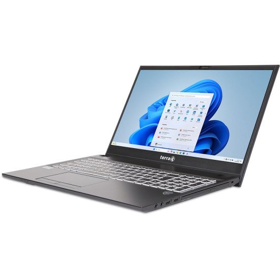 TERRA Mobile 1516R Intel® Core™ i3 i3-1315U Ordinateur portable 39,6 cm (15.6") Full HD 8 Go DDR4-SDRAM 500 Go SSD Wi-Fi 6 (802.11ax) Windows 11 Home Allemand Noir