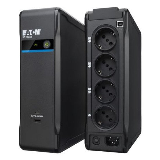 Eaton 3P Ellipse UPS UPS Veille 0,7 kVA 420 W 4 sortie(s) CA Eaton 3P Ellipse UPS UPS Veille 0,7 kVA 420 W 4 sortie(s) CA