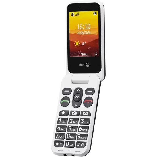 Doro Leva L30 7,11 cm (2.8") 142,7 g Noir, Blanc Téléphone numérique Doro Leva L30 7,11 cm (2.8") 142,7 g Noir, Blanc Téléphone numérique