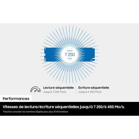 Samsung SSD Interne 990 NVMe™ PCIe® 4.0 1To