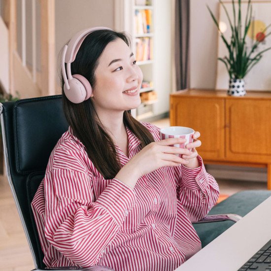Logitech Zone Wireless 2 ES Casque Avec fil &sans fil Arceau Appels/Musique USB Type-C Bluetooth Rose