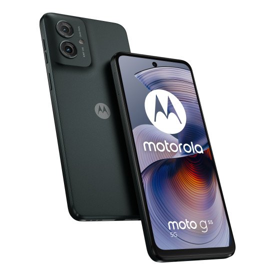 Motorola moto g55 5G 16,5 cm (6.49") Double SIM Android 14 USB Type-C 8 Go 256 Go 5000 mAh Gris Motorola moto g55 5G 16,5 cm (6.49") Double SIM Android 14 USB Type-C 8 Go 256 Go 5000 mAh Gris