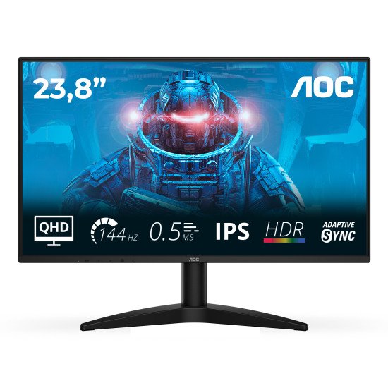 AOC B3 Q24B36X écran PC 60,5 cm (23.8") 2560 x 1440 pixels Quad HD LED Noir