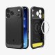 Spigen Rugged Armor (MagFit) coque de protection pour téléphones portables 16 cm (6.3") Housse Noir