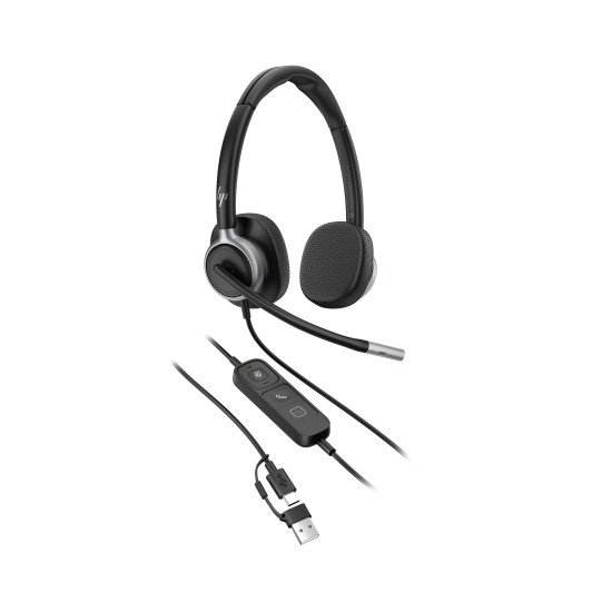 HP Poly Micro-casque filaire USB binaural Mission 625