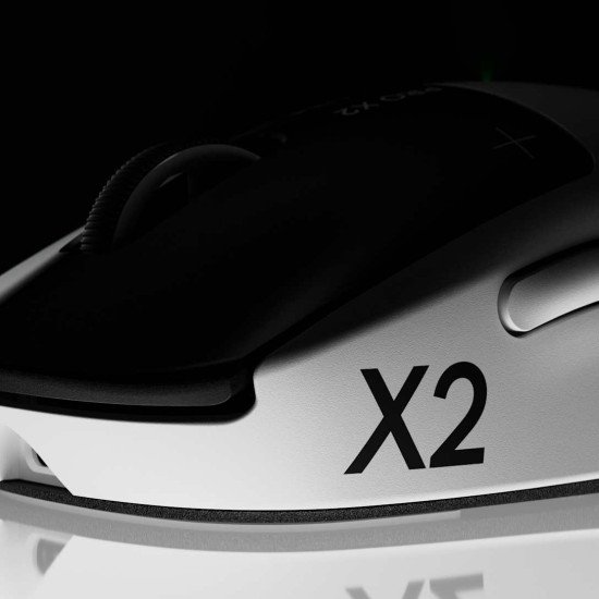 Logitech G PRO X2 SUPERSTRIKE souris Gaming Droitier RF Wireless + USB Type-C Optique 44000 DPI