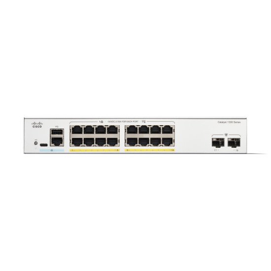 Cisco C1300-16FP-2G commutateur réseau Géré L2/L3 Blanc